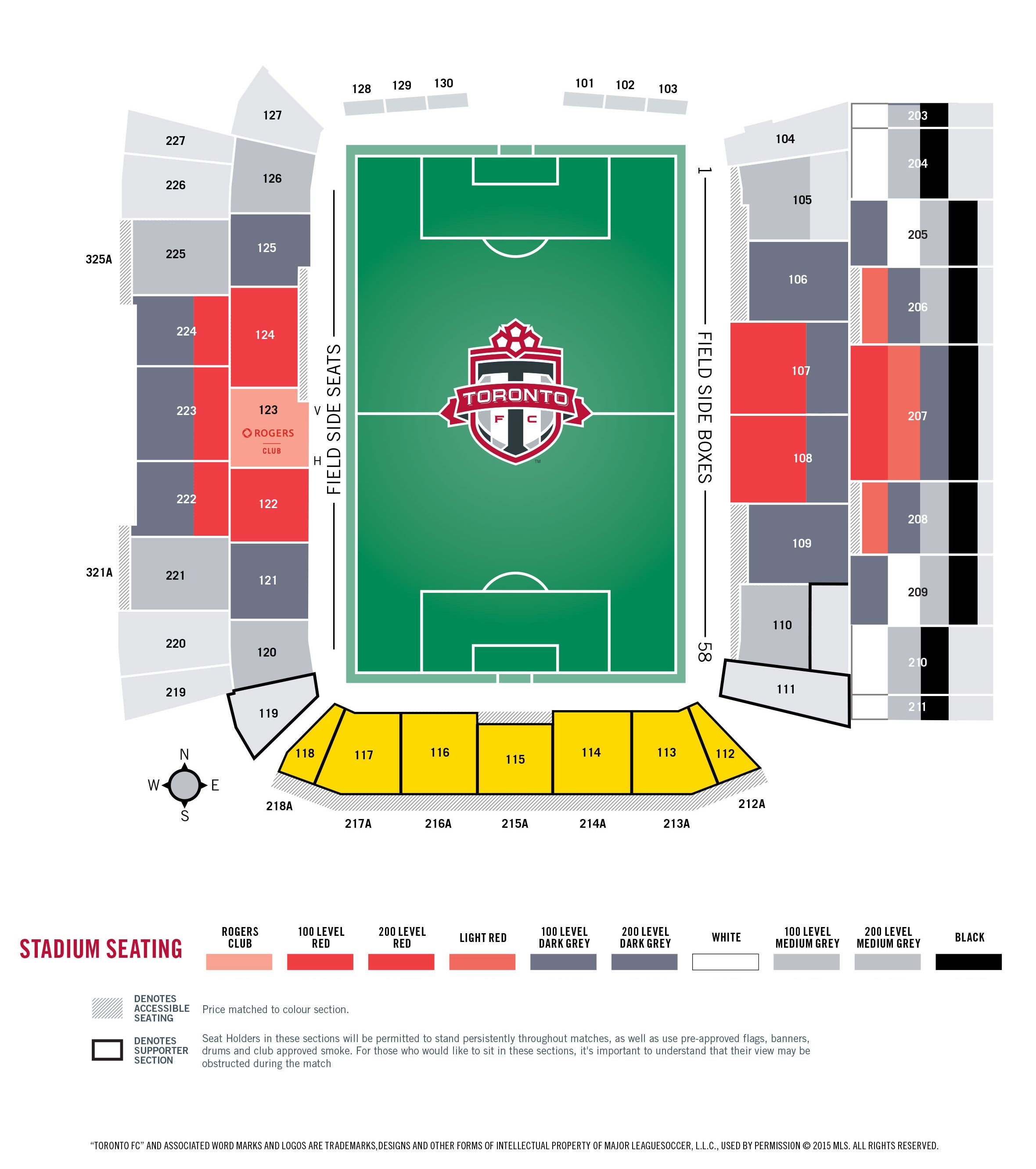 Bmo Field Interactive Seating Chart